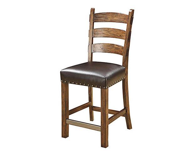 Emerald Home Chambers Creek Barstool (Set of 2) in Distressed Brown