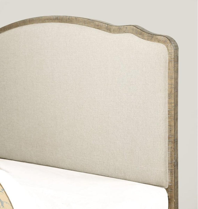 Emerald Home Interlude King Upholstered Bed in Sandstone  B560-14-05-K