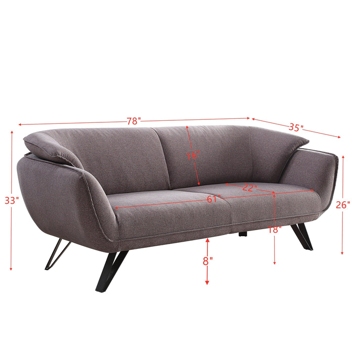 ACME Dalya Sofa in Gray Linen LV00209