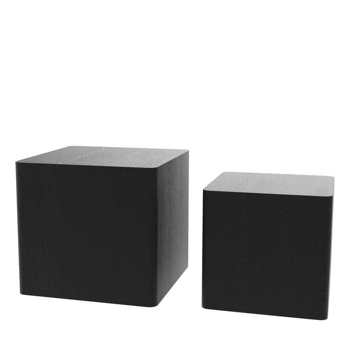 MDF Nesting table/side table/coffee table/end table for living room,office,bedroom Black