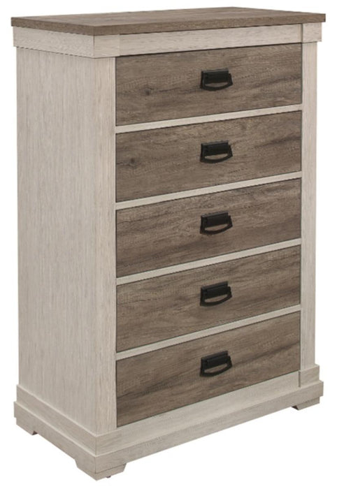 Homelegance Arcadia Chest in White & Weathered Gray 1677-9