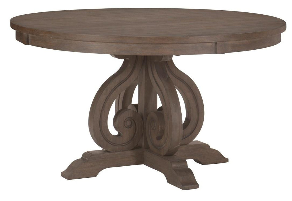 Homelegance Toulon  Round Dining Table in Dark Pewter 5438-54*