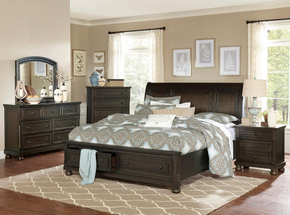 Homelegance Begonia Queen Platform Bed in Gray 1718GY-1*