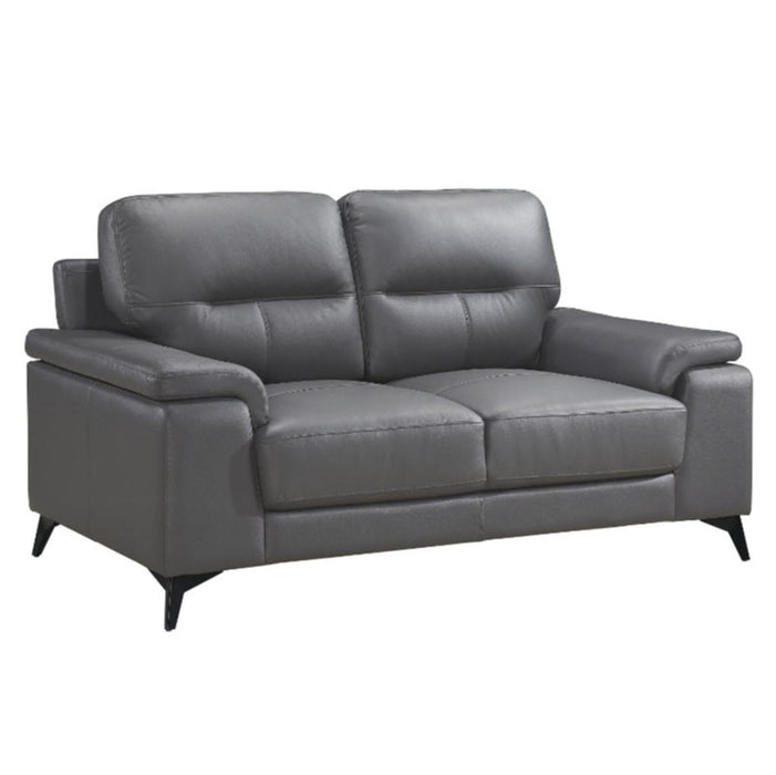 Homelegance Furniture Mischa Loveseat in Dark Gray 9514DGY-2