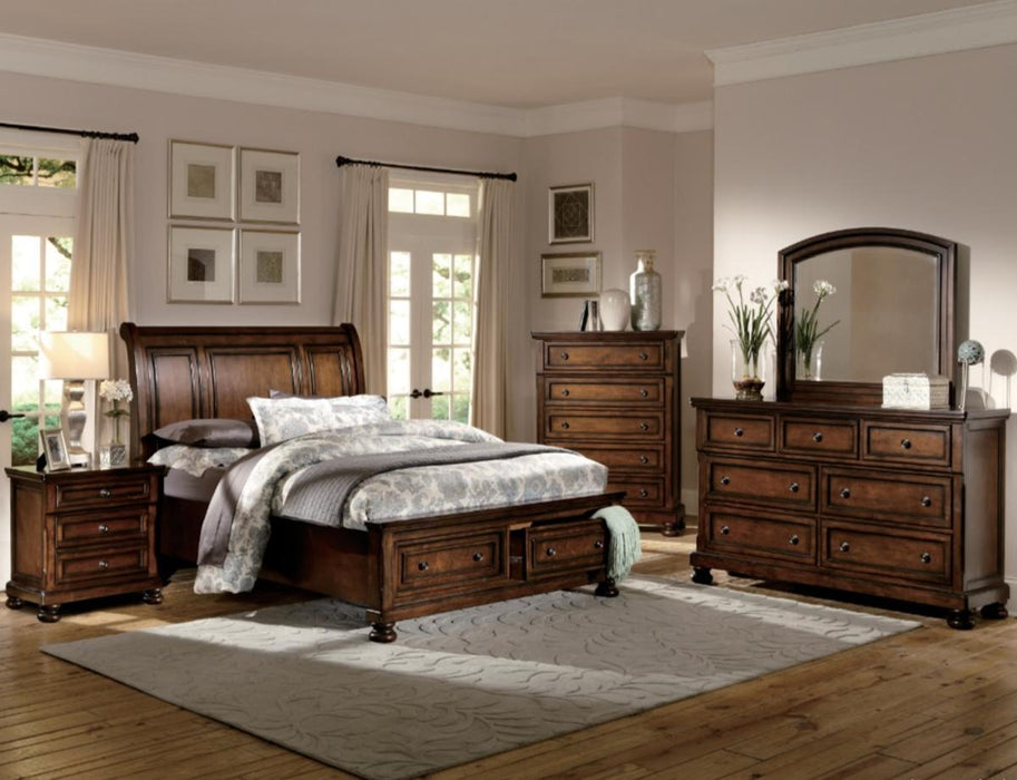 Homelegance Cumberland Chest in Brown Cherry 2159-9