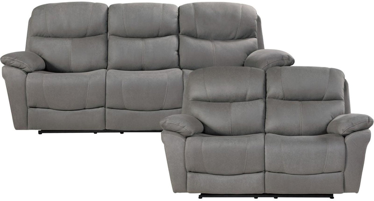 Homelegance Furniture Longvale Double Reclining Loveseat with Power Headrests