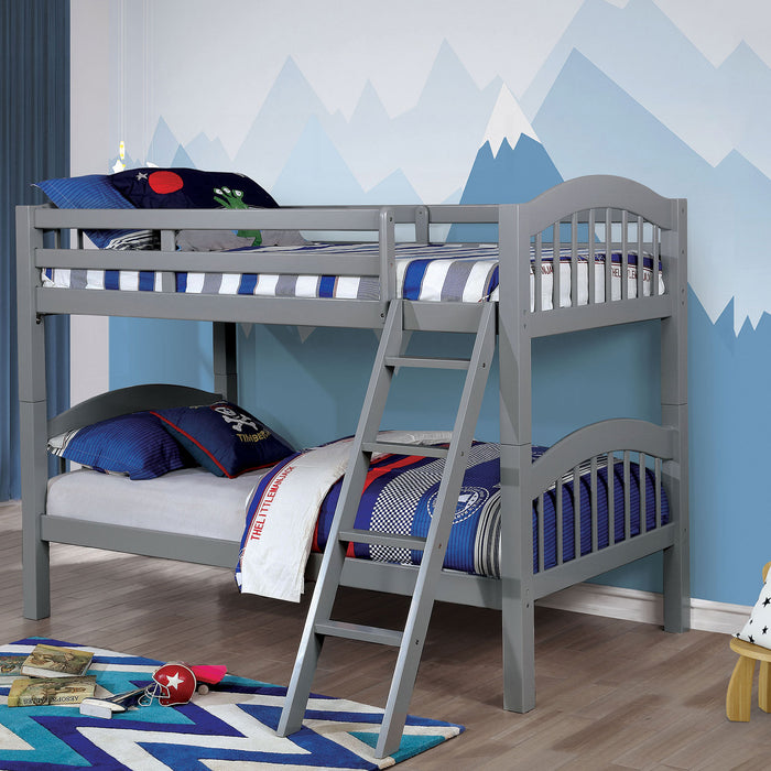 Coney Island Gray Twin/Twin Bunk Bed image