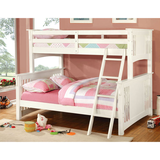 SPRING CREEK White Twin/Full Bunk Bed image
