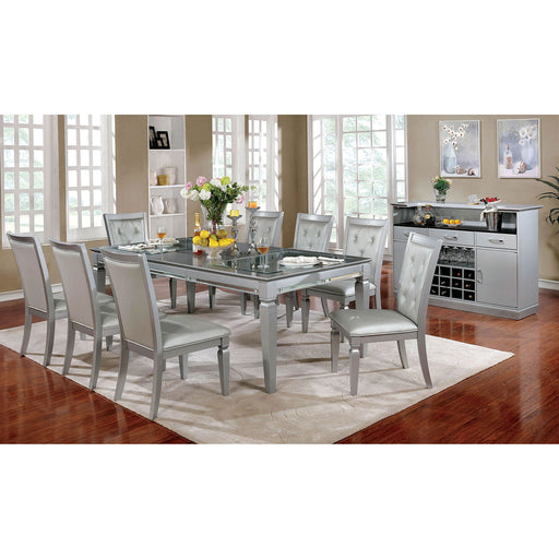 Alena Silver 9 Pc. Dining Table Set image