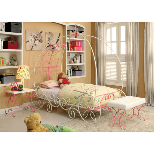 ENCHANT Pink/White Twin Bed image