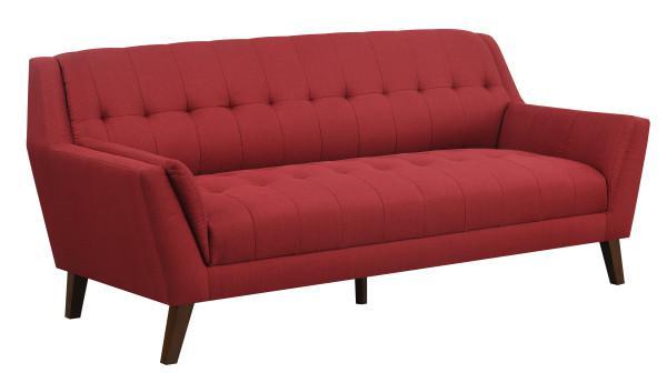 Emerald Home Furnishings Binetti Sofa in Red image