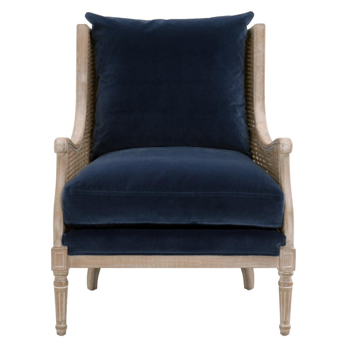 Essentials For Living Stitch & Hand Churchill Club Chair in Denim Velvet image