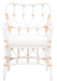 Essentials for Living Sel De Mer Caprice Arm Chair in Snow White Rattan image