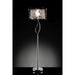 Elva Silver/Chrome Floor Lamp, Double Shade image